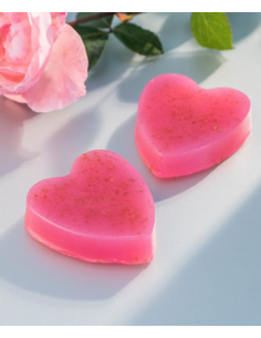 Savon coeur 40g à la Rose