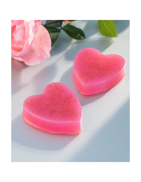 Savon coeur 40g à la Rose