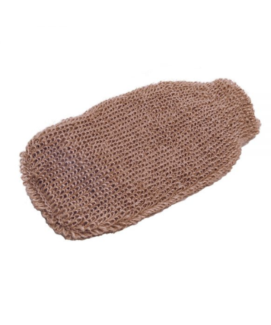 Gant de massage en fibre de lin