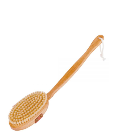Brosse de bain hêtre et soie naturelle