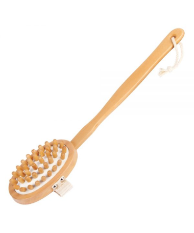 Brosse anti cellulite avec manche