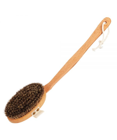 Brosse de massage en crin de cheval