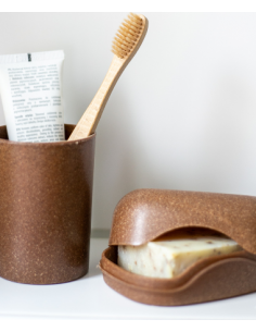 Brosse de bain en bois d'olivier