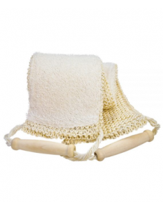 Lanière de massage en sisal et éponge