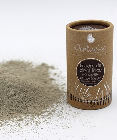 Poudre de dentifrice à la coquille d'huitre...
