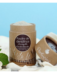 Poudre de dentifrice à la coquille d'huitre blanche 2