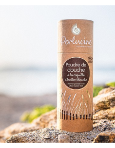 Poudre de douche à la coquille d'huître blanche