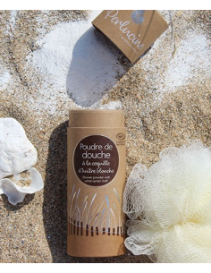 Poudre de douche à la coquille d'huître blanche 2