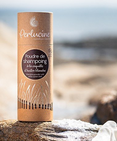 Poudre de shampoing à la coquille d'huître blanche