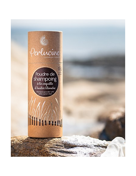 Poudre de shampoing à la coquille d'huître blanche