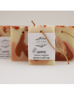 "Lauvitel" Savon surgras Géranium et Argile rouge