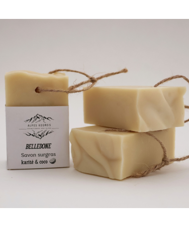 "Belledonne" Savon surgras Karité et Coco