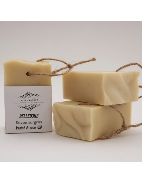 "Belledonne" Savon surgras Karité et Coco