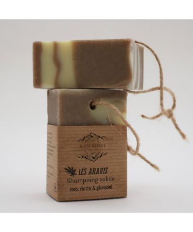 Shampoing solide - coco, ricin et ghassoul