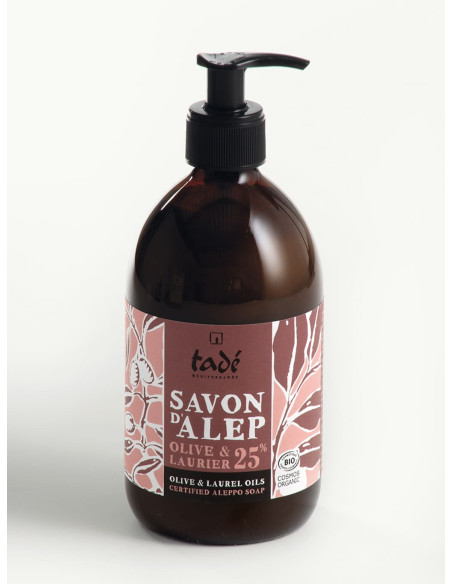 Savon d'Alep Liquide Laurier 25%