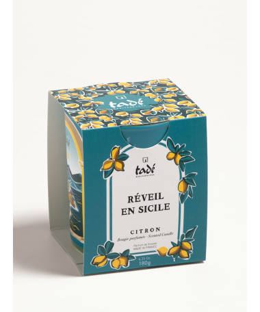 Bougie parfumée Citron · Réveil en Sicile