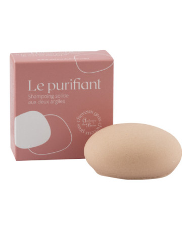 Shampoing solide Le Purifiant - Aux deux argiles