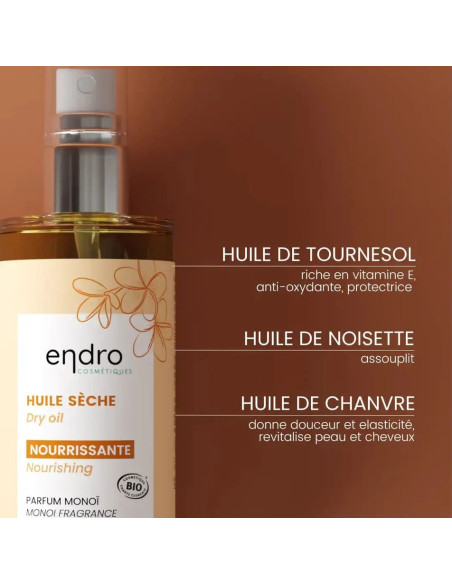 huile seche endro