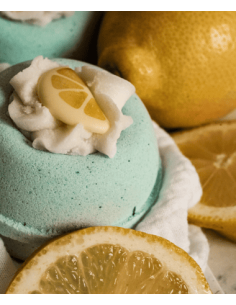 bombe de bain citron