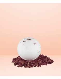 bombe de bain rose de damas