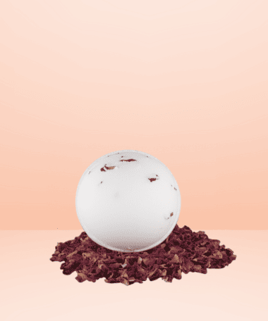 bombe de bain rose de damas