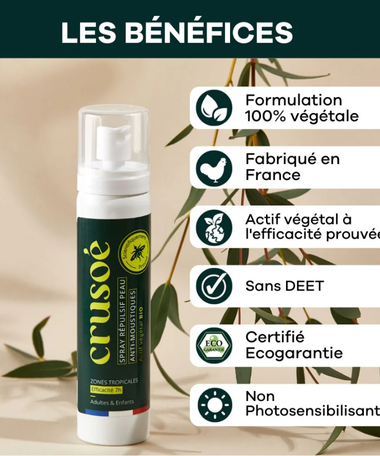 les bénéfices du spray antimoustique
