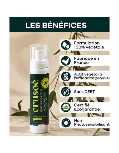 les bénéfices du spray antimoustique