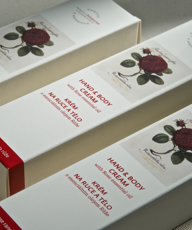 Crème corps et mains à la rose