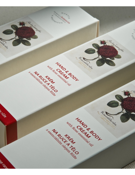 Crème corps et mains à la rose