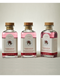 Gel douche et bain à l'huile essentielle de rose - 275ml