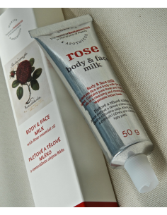lait visage corps rose