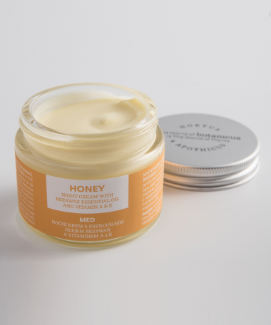Crème visage nuit au miel