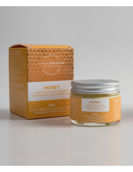 Crème visage de nuit au miel