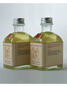 Gel douche et bain enrichi