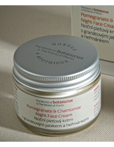 crème de nuit grenade, camomille 50 gr