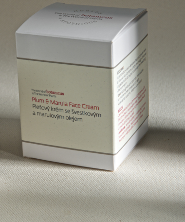 crème visage Prune, Marula 50gr